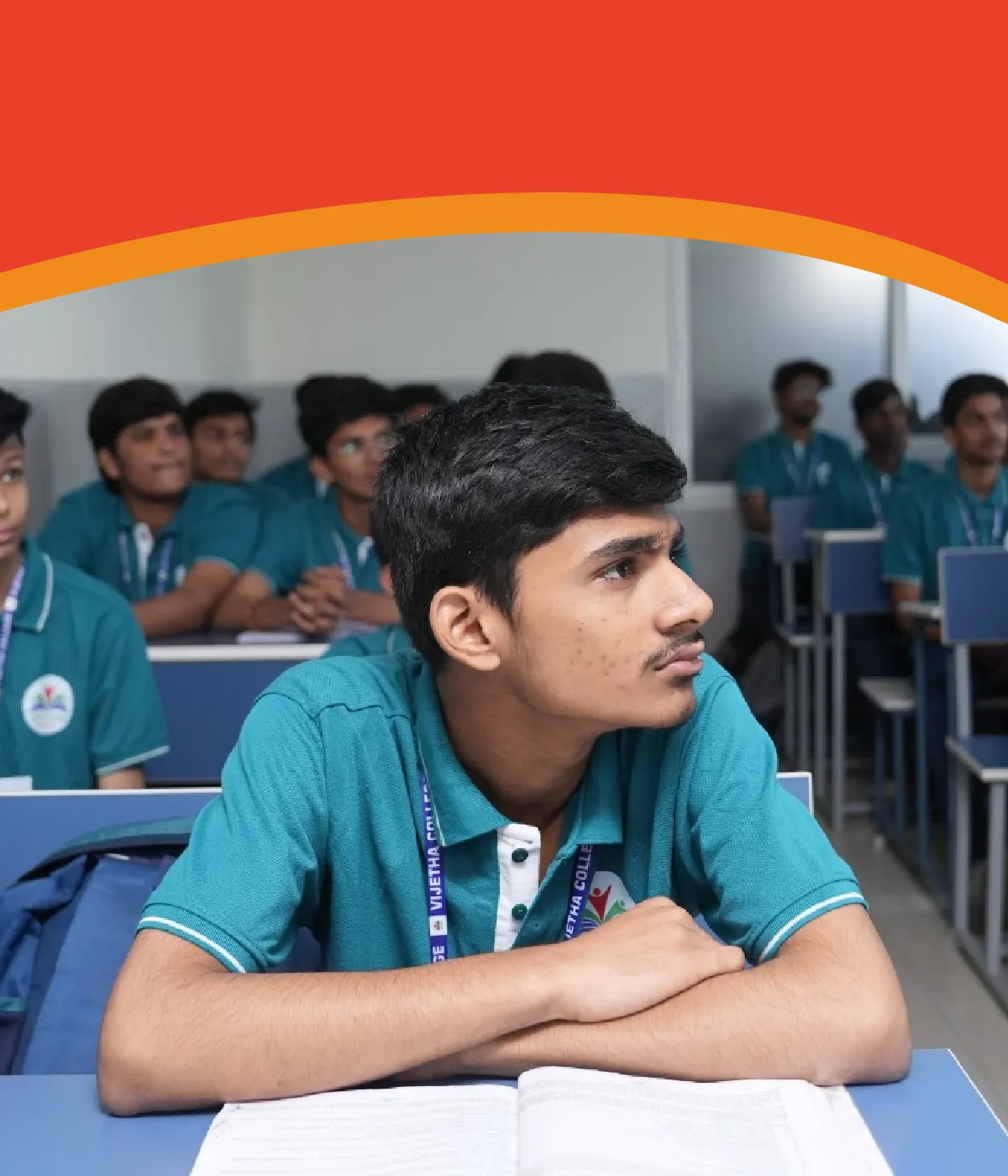 Code of Conduct banner for Vijetha Junior and Degree College