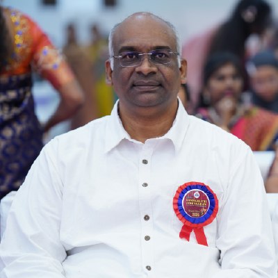 DV Rama Krishna Raju treasurer director Vijetha group of institutions Hyderabad management